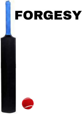 Forgesy Plastic Bat Cricket Bat With 1 Piece Of tennis Ball PVC/Plastic Cricket  Bat For 15+ Yrs((800-900 g) g)