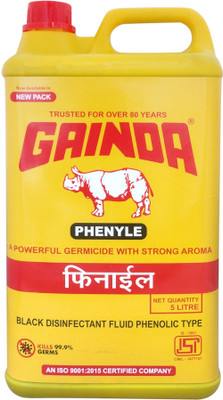 GAINDA Phenyle Black Disinfectant Fluid Plain(5 L)