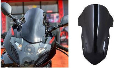 meenu arts BUBBLE VISOR FOR PULSAR 200 ALL MODELS Bike Windshield