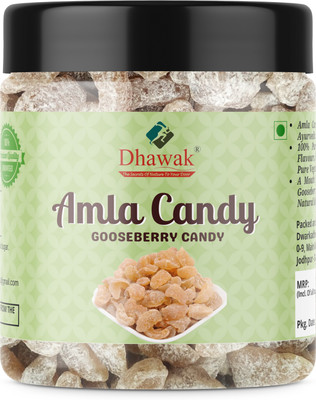 Dhawak Sweet Amla Candy Dry Sweet Amla Candy No Sugar Layer Meetha Amla Candy Sweet Candy(250 g)