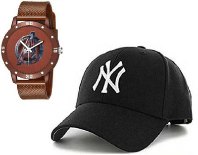 zendro Self Design Sports/Regular Cap Cap(Pack of 2)