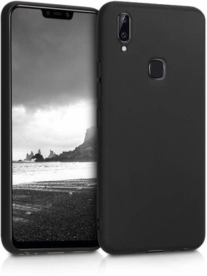 DropFit Back Cover for Vivo Y83 Pro(Black, Silicon, Pack of: 1)