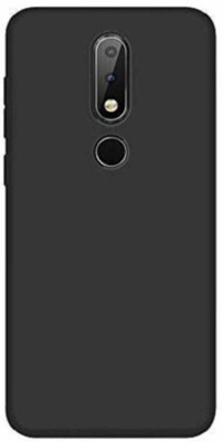 Craftech Back Cover for Nokia 7.1(Black, Flexible, Silicon, Pack of: 1)