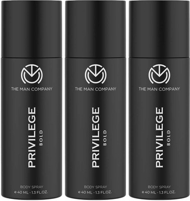 THE MAN COMPANY Privilege Bold Deodorant Long-Lasting Smell Premium Fragrance Body Spray Deodorant Spray – For Men & Women