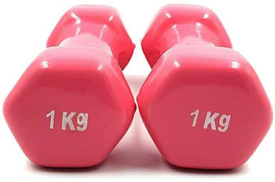 LCARNO VINYL DUMBBELL Fixed Weight Dumbbell(1 kg)