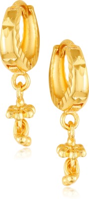 VIGHNAHARTA vighnaharta Hoop Earring Clip on fancy drop Bali Earring for Women and Girls Brass Clip-on Earring