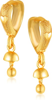 VIGHNAHARTA vighnaharta Hoop Earring Clip on fancy drop Bali Earring for Women and Girls Brass Clip-on Earring