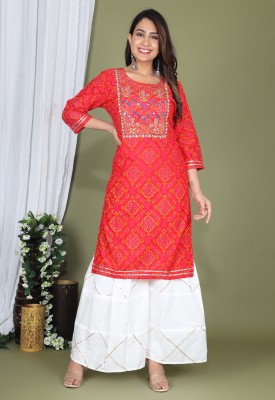 csq Women Kurta Sharara Set