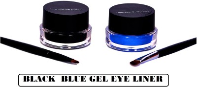 YAWI LONG WEAR GEL EYE LINER SMUDGE - PROOF & WATER PROOF 6 g(BLUE, BLACK)