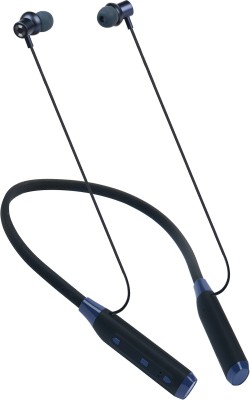 VIPPO VBT-1415 ZIGMA SERIES 50 Hours Playtime Magnetic storage wireless Neckband Bluetooth Headset(Blue, In the Ear)