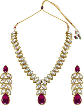 CATALYST Alloy Copper Pink Jewellery Set(Pack of 1)