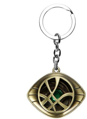 AG MOTO Metal Doctor strange eye of Agamotto keychain marvel keychain in Golden color Key Chain