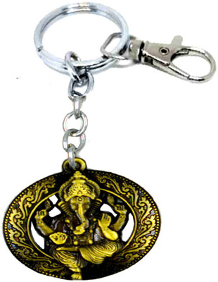 AFH Shree Ganesha Bronze Decorative Quality Hook Key Chain Key Chain