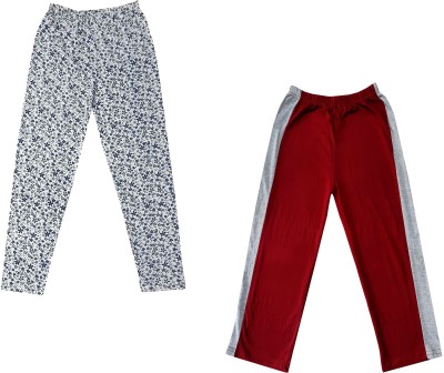 IndiWeaves Track Pant For Boys & Girls(Maroon, Pack of 2)