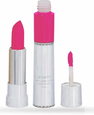 MYEONG Crayon And Liquid 2 in 1 Matte Long Lasting Pigment Lip Make up(marry, 8 g)
