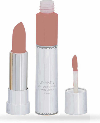 YAWI 2 in 1 Matte or liquid Lipstick and Matte Lip gloss Makeup Lipstick(Grace, 8.1)
