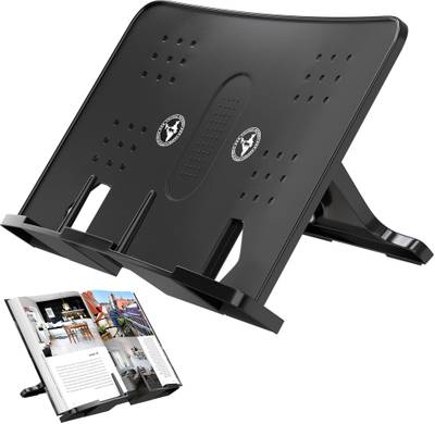 ELV DIRECT Book Holder Stand, Portable Handsfree Reading,Book Holding Tray Mobile Holder