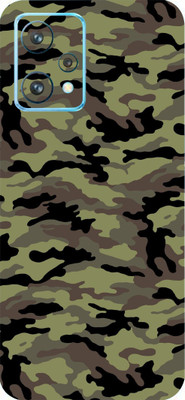 BugguSkin Realme 9 Pro 5G Mobile Skin(Ultra Super Camouflage Military Green Skin With High Mattte Finish.)
