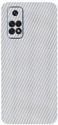 AsSkin Redmi Note 11, redmi note 11 Mobile Skin(Ultra Super Silver Carbon Fiber With High Matte Finish..,)