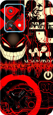 TJ CREATION Realme 9 Pro 5G Mobile Skin(Ultra Super Red Graffiti Skin With High Matte Finish.)