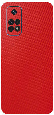 AsSkin Redmi Note 11, redmi note 11 Mobile Skin(Ultra Super Red Carbon Fiber With High Matte Finish..,)