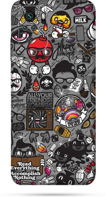 WeCre8 Skin's Xiaomi Redmi Note 10S, Zombie Graffiti Mobile Skin(Multicolor)