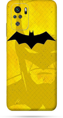 OggyBaba Xiaomi Note 10s Mobile Skin(Batman Yellow Multicolor Skin With Ultra Matte Finish)