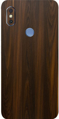 Mclaxa Mahogany Brown Wood Mobile Back Skin., Mahogany Brown Wood, Mi Redmi Y2 Mobile Skin(Mahogany Brown Wood Skin With Super Matte Finish.)