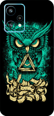 BugguSkin Realme 9 Pro 5G Mobile Skin(Ultra Super Nocturnal Angry Owl Skin With High Mattte Finish.)