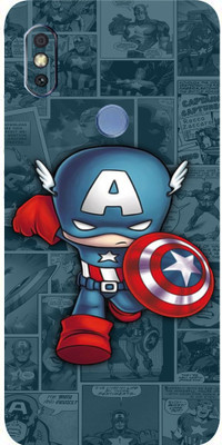 Mclaxa Captain Art Mobile Back Skin., Captain Art, Mi Redmi Y2 Mobile Skin(Captain Art Skin With Super Matte Finish.)