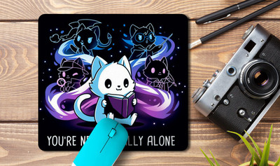 kd retail Printed mousepad for laptop/Desktop A18 Non Slip Base Mousepad(Black)