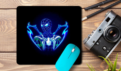 kd retail Printed mousepad for laptop/Desktop A12 Non Slip Base Mousepad(Black)