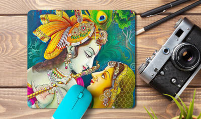 kd retail Printed mousepad for laptop/Desktop A103 Non Slip Base Mousepad(Black)