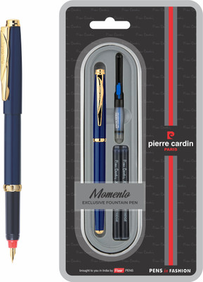 PIERRE CARDIN MOMENTO FOUNTAIN PEN SET (BLUE BODY) Fountain Pen(Ink Color - Blue)