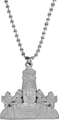 M Men Style Lord Venkateswara Tirupati Balaji Spiritual Jewellery Sterling Silver Zinc, Metal