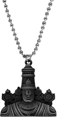M Men Style Lord Venkateswara Tirupati Balaji Spiritual Jewellery Rhodium Zinc, Metal