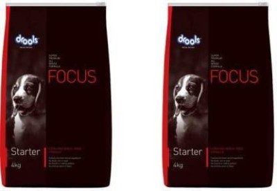 Drools Drools Focus Starter 4kg + Starter 4kg combo Chicken 8 kg (2x4 kg) Dry Young Dog Food