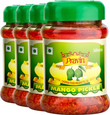 pravin Mango Pickle / Achar 200g Jar - Pack of 4 Mango Pickle(4 x 200 g)