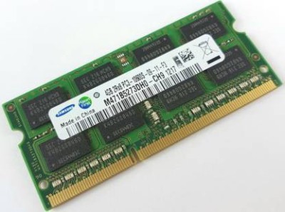 SAMSUNG 1333 MHz DDR3 4 GB Laptop SDRAM (PC3-10600S 2RX8)(Green)