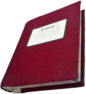 R K SALES R K Small Size Ledger, 375 PAGES PACK OF 1 1-Part Hard Bound(1 Sets)