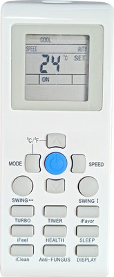Axelleindia Infrared Compatible Replacement YKR-P002E AC Remote For VIDEOCON AC Remote Controller(White)