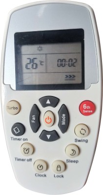 Axelleindia Infrared Compatible Replacement ve110 AC Remote For Whirlpool AC DG11E5-05 Remote Controller(White)