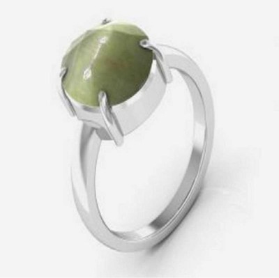 Chopra Gems Stainless Steel Silver Plated Ring