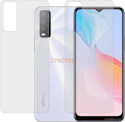 ZINGTEL Back Screen Guard for VIVO Y30G V2066BA (Matte Finish)(Pack of 2)