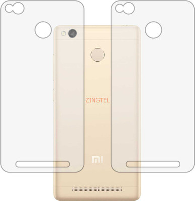 ZINGTEL Back Screen Guard for MI REDMI 3S PRIME (Matte Finish)(Pack of 2)