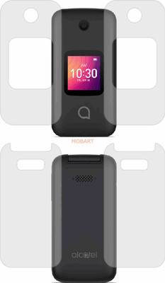 MOBART Back Screen Guard for ALCATEL GO FLIP 3 (Matte Finish)(Pack of 2)