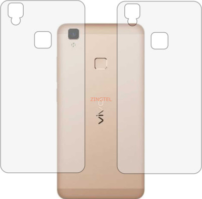 ZINGTEL Back Screen Guard for VIVO V3 MAX (Matte Finish)(Pack of 2)