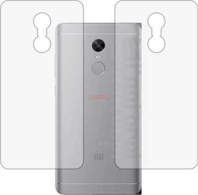 ZINGTEL Back Screen Guard for MI REDMI NOTE 4X HIGH (Matte Finish)(Pack of 2)