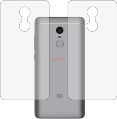 ZINGTEL Back Screen Guard for MI REDMI NOTE 4 (Matte Finish)(Pack of 2)