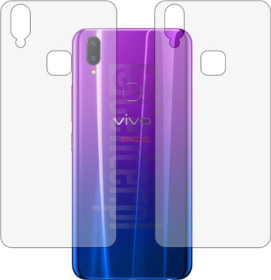 ZINGTEL Back Screen Guard for VIVO Z1 I (Matte Finish)(Pack of 2)